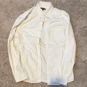 Express Men's White Button Down Shirt